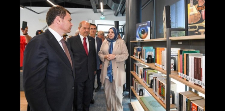 BURSA OSMANGAZ�'DE YA�AR KEMAL MEDEN�YETLER K�T�PHANES� A�ILDI